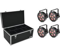 EUROLITE Set 4x LED SLS-6 TCL Spot + étui TDV-1