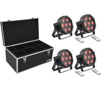 EUROLITE Set 4x LED SLS-7 H loor + étui TDV-1