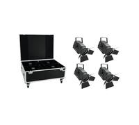 EUROLITE Set 4x LED THA-250F + étui