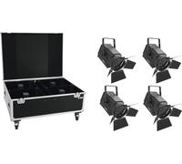 EUROLITE Set 4x LED THA-250F + étui