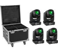 EUROLITE Set 4x LED TMH-B90 + Mallette à roulettes - Kits