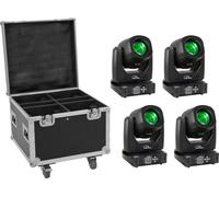 EUROLITE Set 4x LED TMH-B90 + Mallette à roulettes - Kits