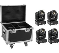EUROLITE Set 4x LED TMH-S60 Moving-Head-Spot + Case (20000955)
