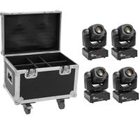 EUROLITE Set 4x LED TMH-S60 Moving-Head-Spot + Case - Moving Head Spots und Beams