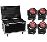 EUROLITE Set 4x LED TMH-X4 + valise avec roues - Kits