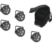 EUROLITE Set 5x LED SLS-6 TCL Spot + Soft-Bag