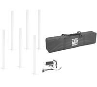 EUROLITE Set 6x AKKU LED Party Tube IR + Chargeur + Soft Bag - Kits complets