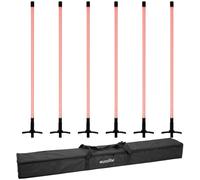 EUROLITE Set 6x LED Neon Stick 134cm RGB + Soft Bag - Effets décoratifs divers