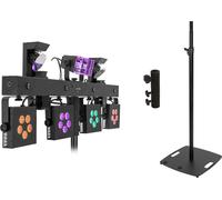 EUROLITE Set LED KLS Scan Pro Next FX Set d'éclairage compact + BPS-3 Pied haut pour enceintes noir (20000979)