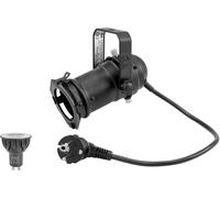 EUROLITE Set PAR-16 Spot bk + GU-10 230V COB 5W LED 1800-3000K dim2warm - Kits