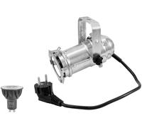 EUROLITE Set PAR-16 Spot sil + GU-10 230V COB 5W LED 1800-3000K dim2warm - Kits