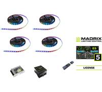 EUROLITE Set Pixel Strip RGB avec Madrix Start - Bandes LED