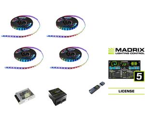 EUROLITE Set Pixel Strip RGB avec Madrix Start - Bandes LED