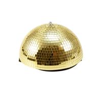 EUROLITE Spiegel-Halbkugel 30cm gold motorisiert (50102052)
