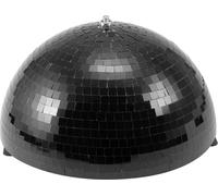 EUROLITE Spiegel-Halbkugel 30cm schwarz motorisiert (50102054)