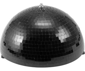 EUROLITE Spiegel-Halbkugel 30cm schwarz motorisiert (50102054)