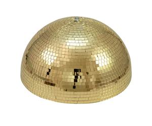 EUROLITE Spiegel-Halbkugel 50cm gold motorisiert (50102132)