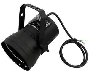 EUROLITE T-36 Pinspot avec câble, noir - Projecteurs PAR-36