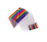EUROPA Trieur 13 pochettes 13 positions A4 pour 650 feuilles à onglets blanc transparent