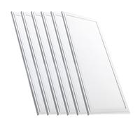 Europalamp - 6 Dalles LED 120x30 cm 40W - Lumière Blanc Neutre 4000k 3600Lm Haute Luminosité - Diffuseur Réducteur d'Éblouissement et d'Inconfort - Adaptation aux Faux Plafonds Sans Modification