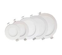 Europalamp DL2335 Spot LED Encastrable Plafonnier Plafond Ultra Slim Froid, Aluminium, 18 W, Blanc, 22 x 2 cm