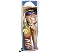 EUROPALMES Caisson lumineux, grand, 200x80cm - Panneaux publicitaires