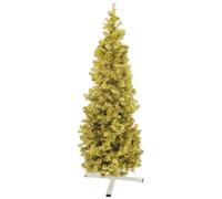 EUROPALMES Sapin FUTURA, or métallisé, 180cm - Arbres de Noël