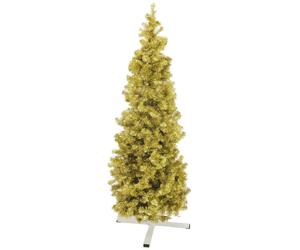 EUROPALMES Sapin FUTURA, or métallisé, 180cm - Arbres de Noël