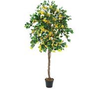 EUROPALMS Bougainvillea, plante artificielle, jaune, 180cm - Arbres