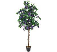 EUROPALMS Bougainvillea, plante artificielle, lavande, 150cm - Arbres