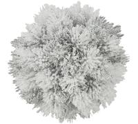 EUROPALMS Boule de pin, flockée, 15cm - Boules de décoration