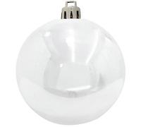 EUROPALMS Boule déco 20cm, blanc - Boules de Noël