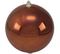 EUROPALMS Boule déco 20cm, cuivre - Boules de décoration