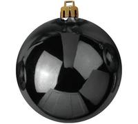 EUROPALMS Boule déco 20cm, noir - Boules de Noël