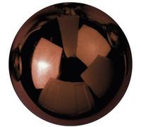EUROPALMS Boule déco 3,5cm, brun, brillant 48x - Boules de Noël