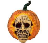 EUROPALMS Citrouille crâne d'Halloween, 26 cm - Décoration Halloween