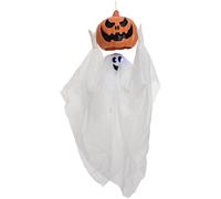 EUROPALMS Citrouille fantôme d'Halloween, animée, 110 cm - Décoration Halloween