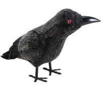 EUROPALMS Corbeau d'Halloween, 18 cm - Décoration Halloween