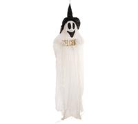EUROPALMS Figure d'Halloween fantôme rieur, éclairée, 215cm - Décoration Halloween