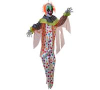 EUROPALMS Figurine d'Halloween Clown Curby, animée, 155 cm - Décoration Halloween