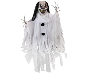 EUROPALMS Figurine Halloween Clown Gildo, animée, 120x16x80cm - Décoration Halloween