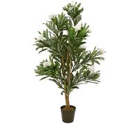 EUROPALMS Laurier-rose, plante artificielle, blanc, 120 cm - Arbres