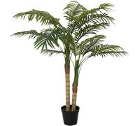 EUROPALMS Palmier Areca, 2 troncs, plante artificielle, 120cm - Palmiers