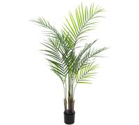 EUROPALMS Palmier Areca avec grandes feuilles, plante artificielle, 125cm - Palmiers