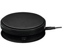 EUROPALMS Plateau rotatif 15cm jusqu'à 5kg noir - Accessoires de décoration