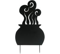 EUROPALMS Pot à sorcière en métal Silhouette, 83 cm - Décoration Halloween