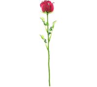 EUROPALMS Rose en cristal, bordeaux, fleur artificielle, 81cm 12x - Fleurs