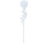 EUROPALMS Rose en cristal, transparent, fleur artificielle, 81cm 12x - Fleurs