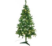 EUROPALMS Sapin de Noël, illuminé, 180cm - Arbres de Noël