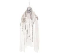 EUROPALMS Sorcière d'Halloween, blanc, 170x50x20cm - Décoration Halloween
